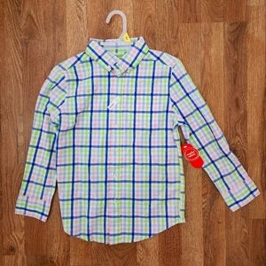 Wonder nation boys button up shirt